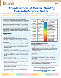 Bioindicators of Water Quality: Quick Reference Guide (50PK)