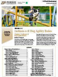 Indiana 4-H Dog Agility Rules