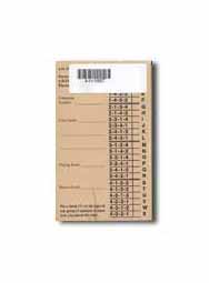 Placing Card 4-H FFA Judging (tan) Pkg/100