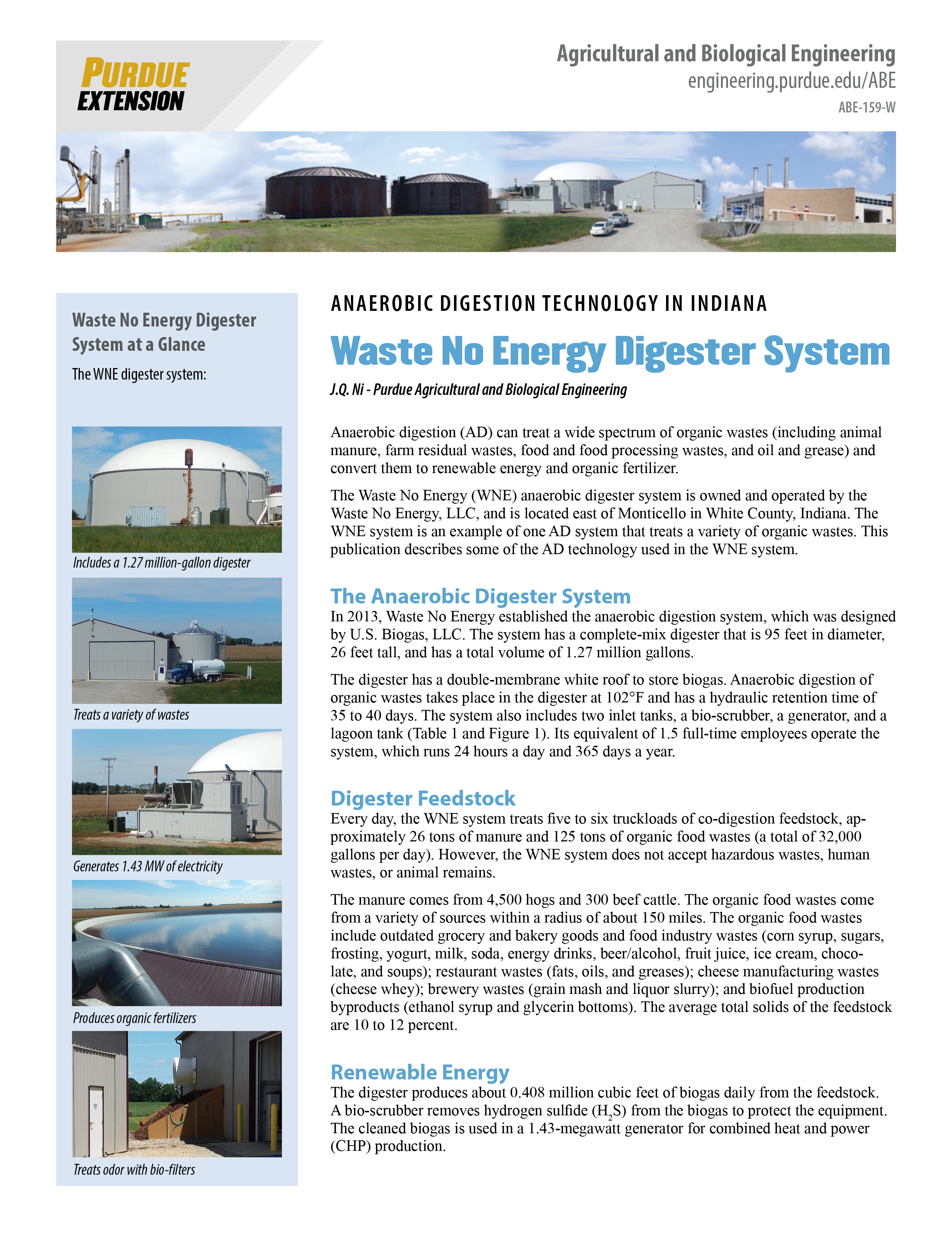 Anaerobic Digestion Technology: Waste No Energy