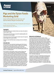 Market Pigs with Tyson Foods Marketing Grid