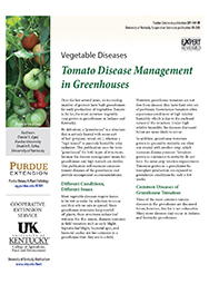Vegetable Diseases: Tomato Disease Management in Greenhouses