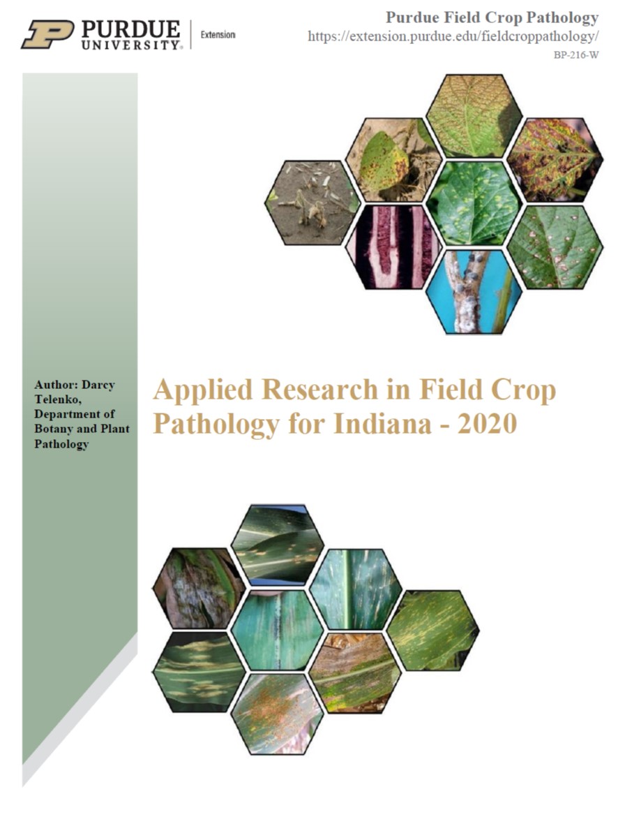 Applied Research in Field Crop Pathology for Indiana - 2020 