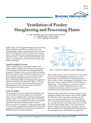 Ventilation of Poultry Slaughtering and Processing Plants