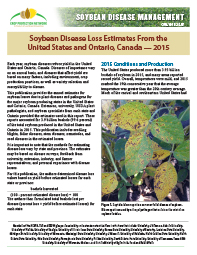 Soybean Disease Management: Soybean Disease Loss Estimates From the United States and Ontario, Canada - 2015
