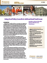 Using Food Policy Councils to Address Rural Food Issues