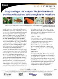 Study Guide for the National FFA Environmental and Natural Resources CDE Identification Practicum