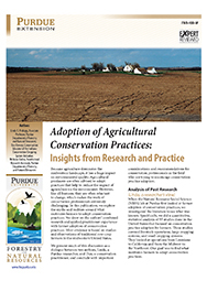Adoption of Agricultural Conservation Practices: Insights from Research and Practice