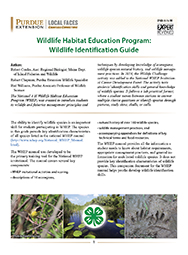 Wildlife Habitat Education Program: Wildlife Identification Guide