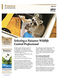 Selecting a Nuisance Wildlife Control Professional