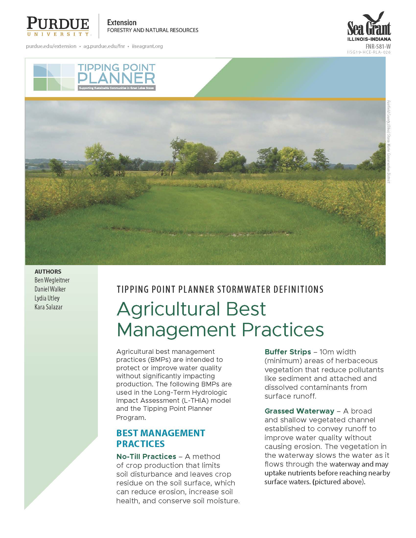 Agricultural Best Management Practices