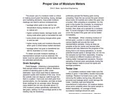 Proper Use of Moisture Meters