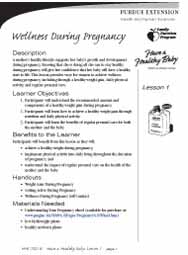 Have a Healthy Baby curriculum (English)