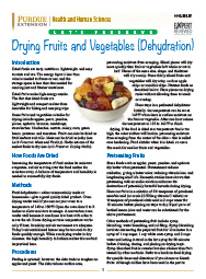 Let's Preserve: Drying Fruits and Vegetables (Dehydration)