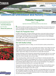 Commercial Greenhouse and Nursery Production: Poinsettia Propagation