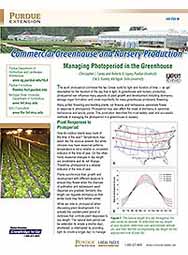 Commercial Greenhouse and Nursery Production: Managing Photoperiod in the Greenhouse