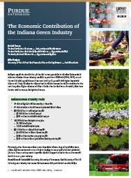 The Economic Contribution of the Indiana Green Industry