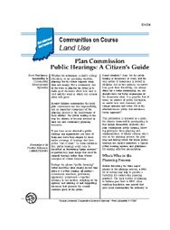 Plan Commission Public Hearings: A Citizen's Guide