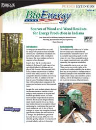 Sources of Wood and Wood Residues for Energy Production in Indiana
