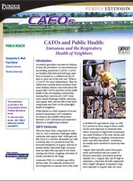 CAFOs and Public Health: Emissions and the Respiratory Health of Neighbors