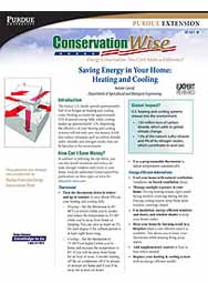 Saving Energy in Your Home: Heating and Cooling