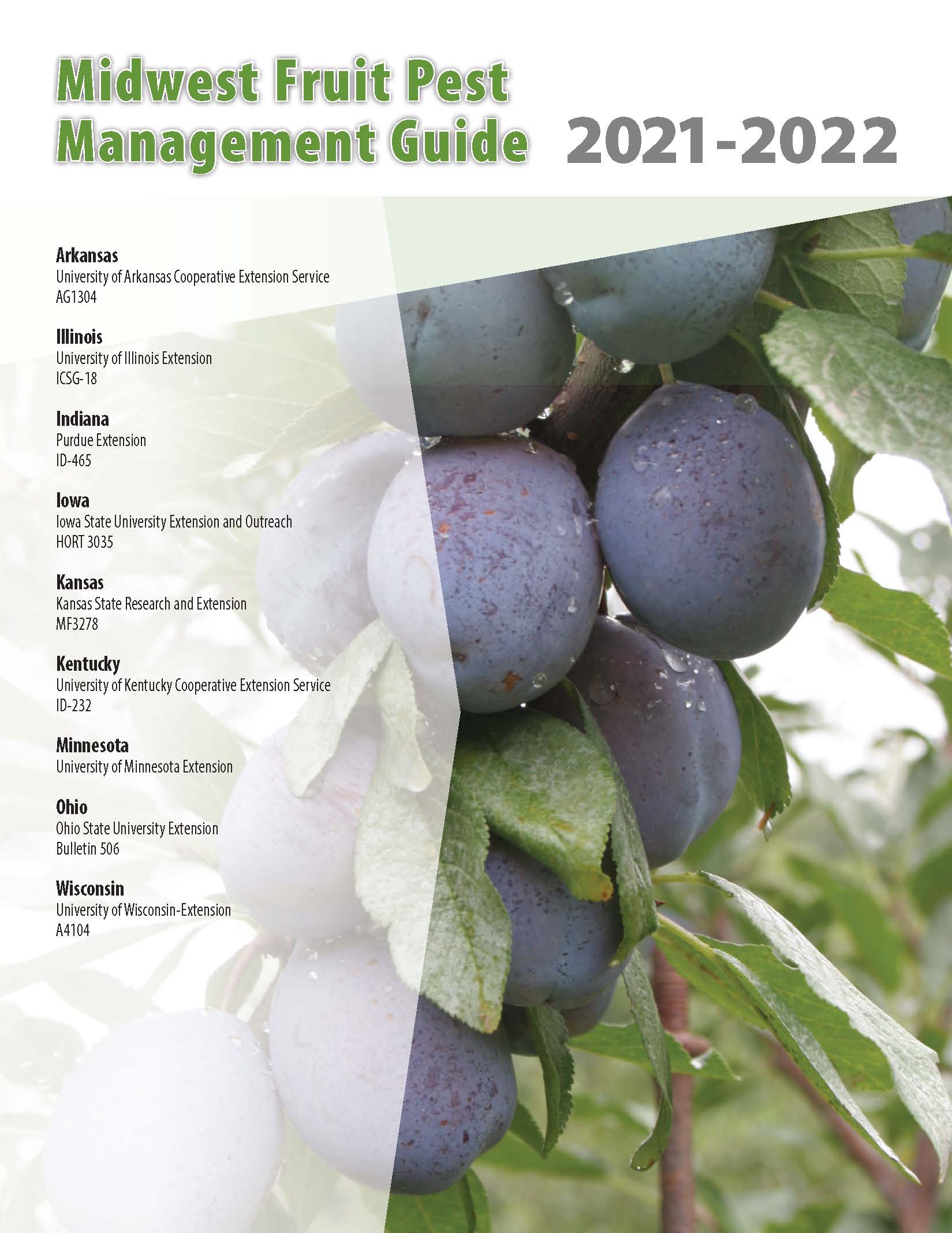 Midwest Fruit Pest Management Guide 2021-2022
