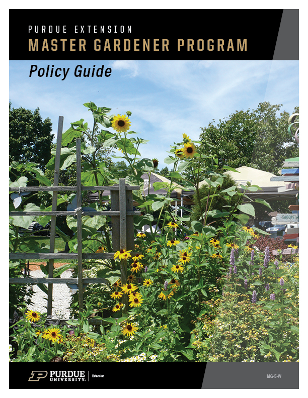 Policy Guide, Purdue Extension Master Gardener Program