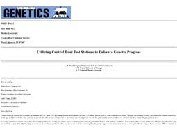 Utilizing Central Boar Test Stations