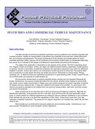 Pesticides and Commercial Vehicle Maintenance