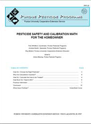 Pesticide Safety and Calibration Math for the Homeowner