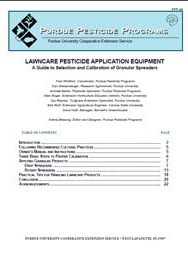 Lawncare Pesticide Application Equipment: A Guide to Selection and Calibration of Granular Spreaders