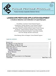 Landscape Pesticide Application Equipment: A Guide to Selection and Calibration of Liquid Sprayers