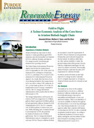 Field to Flight: A Techno-Economic Analysis of the Corn Stover to Aviation Biofuels Supply Chain