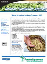 Soybean Production Systems: Where Do Indiana Soybean Producers Sell?