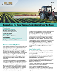 Precautions for Using Dicamba Herbicides in Xtend® Soybeans